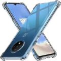OnePlus 7T Premium Silicone Case Crystal Clear Soft TPU Ultra-Thin Transparent Flexible Protective Mobile Phone Back Cover.