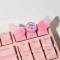 Personalized Keycaps Wings Cute Translucent Keycaps for Mechanical Keyboard R4 Keys PBT Color Keycaps Key Caps Anime. 