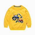 Children's boys' sweatshirt 2024 autumn new foreign style tide Korean version of spring and autumn boys and children's autumn clothes. 