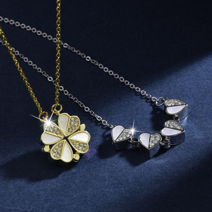 Fashion%20Heart%20Shaped%20Clover%20Magnetic%20Pendant%20Necklace%20Exquisite%20Love%20Clover%20Necklace%20for%20Women%20Charm%20Friendship%20Jewelry%20Gift%20-%20Image%204
