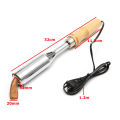Soldering Iron Kit, 1 Piece 220V Electric Soldering Iron Beautiful Welded Chisel Pointed Wood Handle Good Soldering Tool Fast Heating Time. 
