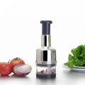 Manual Onion Chopper Garlic Crusher Hand Presser Food Cutter Meat Mincer Handheld Press for Vegetable Grinder Kitchen Tool. 