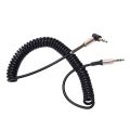 3.5mm Audio Aux Cable Jack 3.5 Jack aurum plated 90 degree Angle Audio Cable 3.5mm Male to Male for Car for iphone Black. 