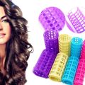 6pcs Sizes Hairdressing Hair Curler Rollers Home Use DIY Magic Double Layer Styling Roller Roll Curler Hair Styling Tools Hair Rollers with Clips Snap Hair Curlers Steam Perm Rod Hairdressing Salon & Home Use DIY Magic Rollers Air Bang Curler. 
