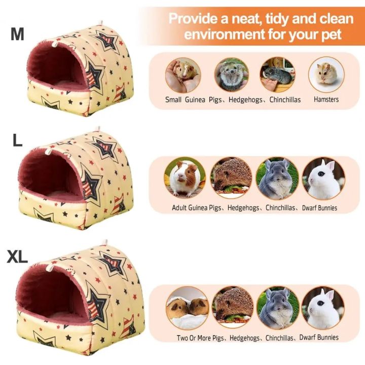 Small%20Pet%20Nest%20Semi-enclosed%20Guinea%20Pig%20House%20Bed%20Hamsters%20Hedgehogs%20Resting%20House%20Thick%20Fabric%20Pet%20Nest%20Autumn%20Winter%20Supplies%20-%20Image%205