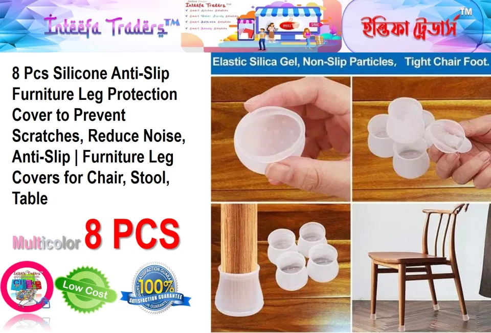 Non Slip Foot Protectors For Chairs Pcs Silicone Anti-Slip