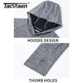 TACVASEN UPF50+ Breathable Long Sleeve Hoodie T-shirts Womens Sun/UV Protection Casual Hooded T shirts Outdoor Sports Pullover. 
