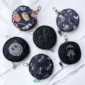 2023 New Nylon Fabric Fashion Super Hot Premium Small Round Bag Mini Water Diamond Cartoon Zero Wallet. 