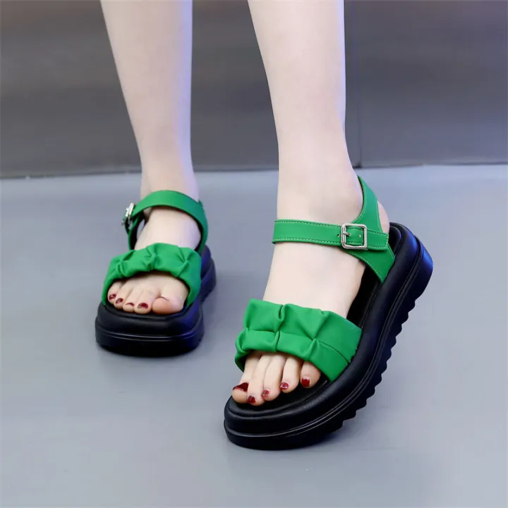 Women's%20Thick-Soled%20Roman%20Shoes%20Summer42plus%20Size2023New%20Soft%20Bottom32Small%20Size33Beach%20Shoes%20Student%20Flat%20Sandals%20Women%20-%20Image%202