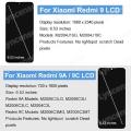 For Xiaomi Redmi 9A LCD Display 9C M2006C3LG Touch Screen Digitizer For For Redmi 9 LCD M2004J19AG M2004J19C Replacement Parts.
