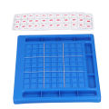 Math Brain Teaser Desktop Toy, Number Brain Teaser Board Toy 9x9 Grids Logical Thinking for Home Play for Kids.