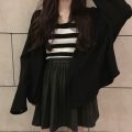 Knitted Coat Spring and Autumn All-Matching 2021 New Korean Style Loose Student Small Outer Wear Cardigan ins Tide. 