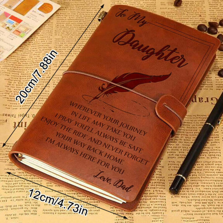 Leather%20Notebook%20To%20My%20Daughter%20Retro%20Diary%20Handmade%20Notebook%20To%20My%20Son%20Travel%20Journal%20Leather%20Journal%20for%20To%20My%20Daughter%20To%20My%20-%20Image%205