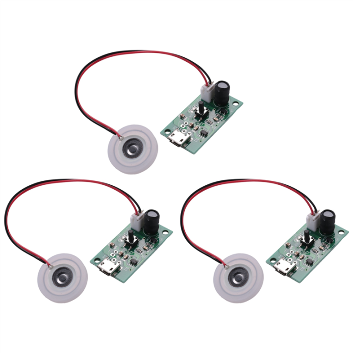 3Pcs Atomization Plate with USB Humidifier Module with Timing Switch