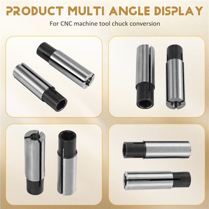 6Pcs%201/4%20Inch%20to%201/8%20Inch%20Cnc%20Engraving%20Bit%20Router%20Adapter%20Convert%20for%20Engraving%20Machine%20Tool%20-%20Image%203