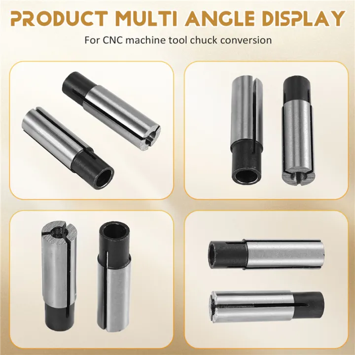 6Pcs%201/4%20Inch%20to%201/8%20Inch%20Cnc%20Engraving%20Bit%20Router%20Adapter%20Convert%20for%20Engraving%20Machine%20Tool%20-%20Image%203