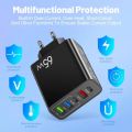 65W USB-C Wall Charger PD15W 5V/3.1A 5 Port Cube Power Plug Adapter Multi-port Mobile Phone Chargers For Samsung iPhone 14.