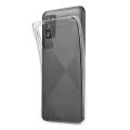 SAMSUNG GALAXY A03S Premium Silicone TPU Ultra-Thin Transparent Flexible Protective Mobile Phone Back Cover - Clear Back Case. 