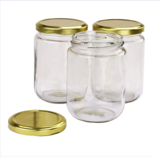 Glass Jar for Food & Craft 3 Pieces 500 gm