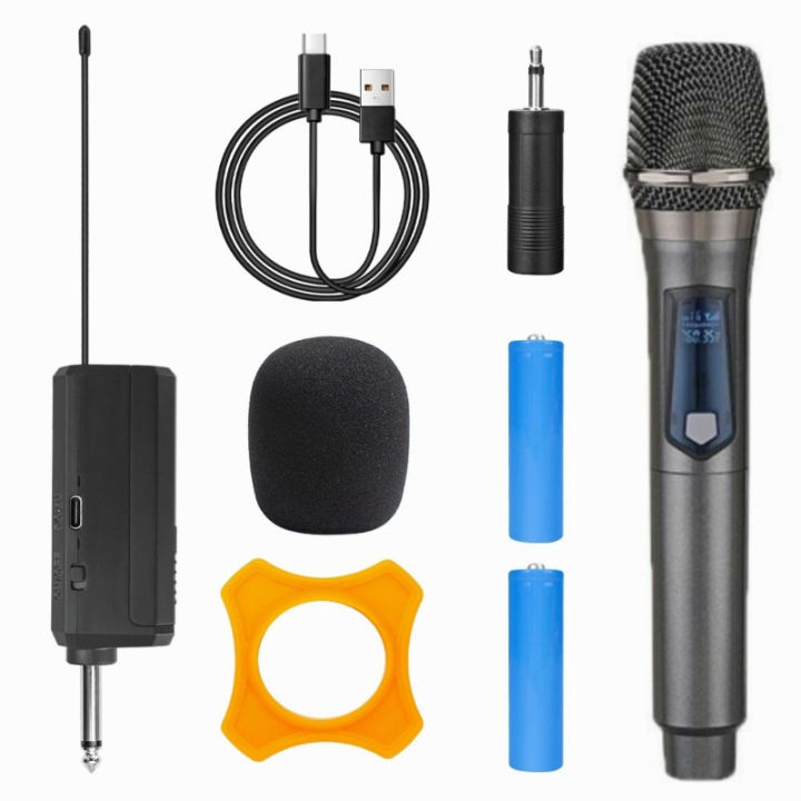 Handic Microphone wireless hand microphone with rechargable battery | Daraz.com.bd