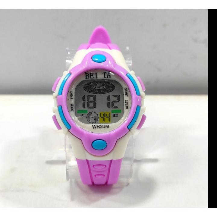 WR 30M New Model Design Pink Digital Watch By Top 10 Marts