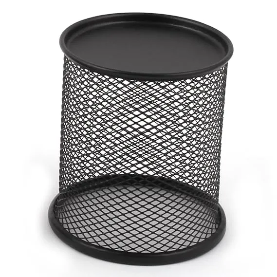 Generic%20Metal%20Cylinder%20Shape%20Office%20School%20Meshy%20Pen%20Holder%20Pencil%20Storage%201%20Pcs%20Black%20-%20Image%202