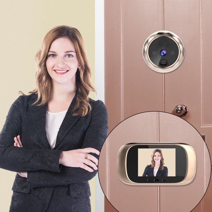 2.8%20inch%20LCD%20Screen%20Digital%20Door%20Viewer%20Peephole%20Door%20Camera%20Doorbell%20-%20gold%20-%20Image%207