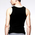 YC vest men's cotton inner wear tide hurdle sports slim men's spring and autumn summer base black and white.