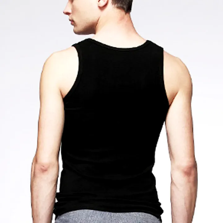 YC%20vest%20men's%20cotton%20inner%20wear%20tide%20hurdle%20sports%20slim%20men's%20spring%20and%20autumn%20summer%20base%20black%20and%20white%20-%20Image%202