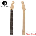 22 Fret Canadian Maple Matte Electric Guitar Neck Compatible For ST Rosewood Wood Tube Left / Right Hand (with Line). 