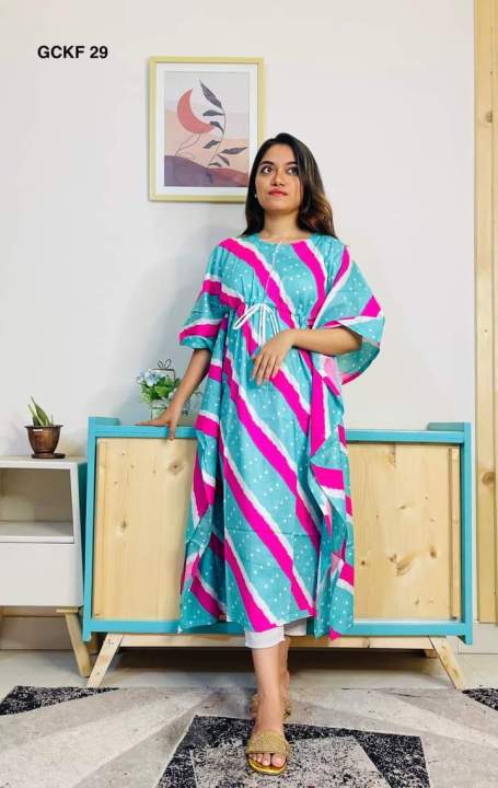 Readymade%20Kurtis%20For%20Women%20Long%20Linen%20One%20Pis%20Dress%20-%20Image%202