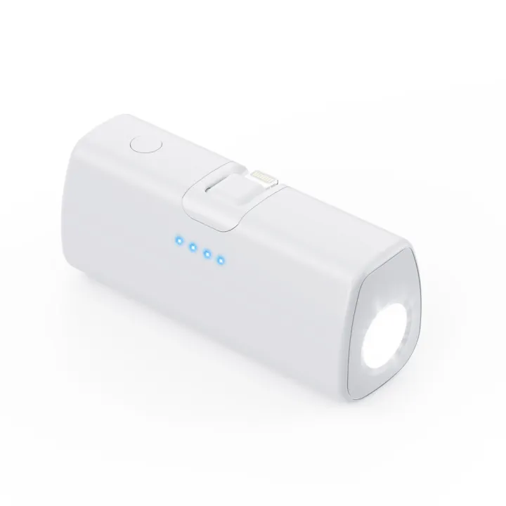 5000mAh%20Mini%202%20in%201%20Power%20Bank%20Wireless%20Portable%20Charging%20LED%20Power%20Light%20Emergency%20Flashlight%20For%2013Pro%20Max/12%20Mini/12%20Pro%20-%20Image%202