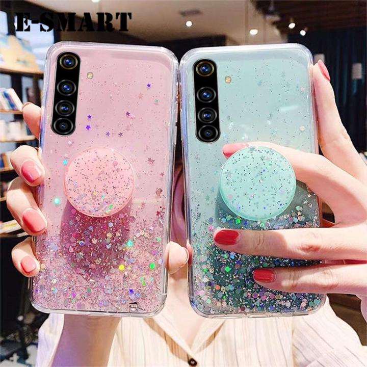 Phone case Realme XT Back cover Shiny Ring Glitter Soft
