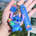 Disney Lilo Stitch Keychain Anime Figure Cute Stitch Keyrings Fashion Couple Bag Ornament Car Key Chain Gifts Accessories. 