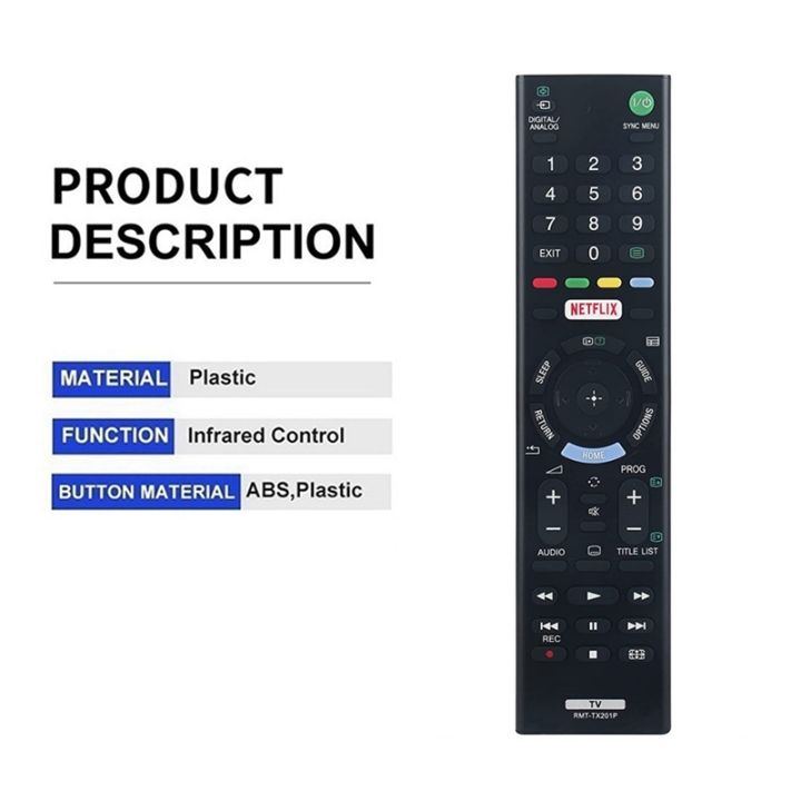 RMT-TX201P%20remote%20control%20for%20Sony%20TV%20KDL-32W600D%20KDL-40W650D%20KDL-49W750D%20KDL-55W655D%20KDL-55W650D%20-%20Image%203