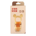 Baby Food Feeder Baby Fruit Supplement Nipple Fruit and Vegetable Le Nano Silver Silicone Baby Feeding Teether. 
