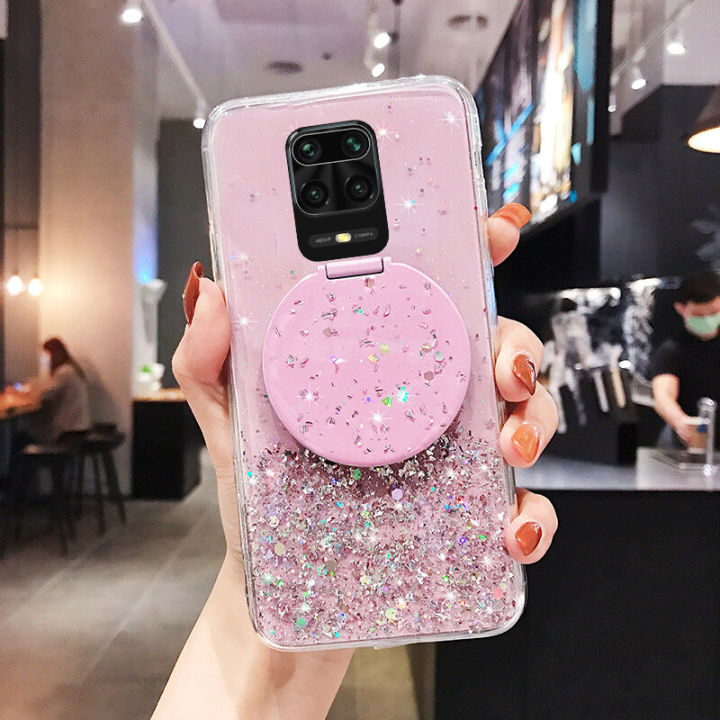 Phone%20case%20Redmi%20Note%209%20Pro%20Shiny%20Ring%20Case%20Glitter%20Soft%20Transparent%20Makeup%20Mirror%20Cases%20For%20Redmi%20Note9%20Pro%20Back%20Cover%20Stars%20Moon%20Girls%20-%20Image%205