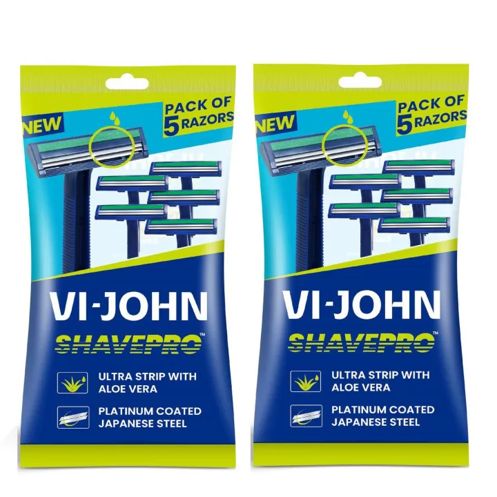 VI-John%20Shavepro%20Twin%20Blade%20Razor%20(Pack%20of%205pcs%20)%20-%20Image%204