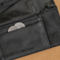 Urbaland Jarvi single mobile pocket Original Leather Long Wallet – Jarvi Long Wallet - Black.