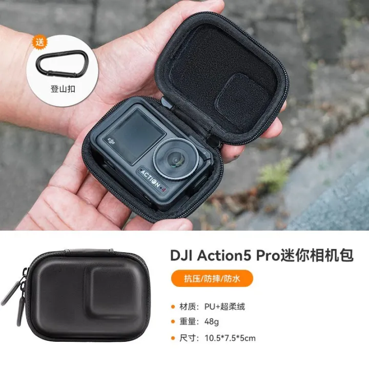 Suitable%20for%20DJI%20Osmo%20Action%206/5%20Pro/3/4%20GoPro%2013/12/11/10/9%20Insta360%20Ace%20Pro%20Waterproof%20Storage%20Bag%20Protective%20Case%20%7C%20Portable%20EVA%20Hard%20Shell%20Protective%20Storage%20Bag%20with%20Zipper%20&%20Hand%20Strap%20-%20Image%205