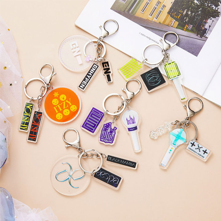 NCT/Itzy/TXT/APA/enhypen/(g) i-dle key ring keychain bag pendant