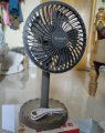 JY-2218 Professional Rechargeable Portable Mini Table Fan jy super Strong Wind Left to Right Oscillating Angle 45 Degrees jy 2218 03 battery. 
