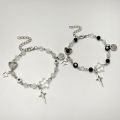 Y2K Star Matching Couple Beaded Bracelet for Women Girls Sweet Asterism Handmade Anime Characters Inspired Fashion Jewelry Gifts.