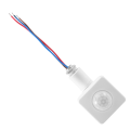 220V Mini Human Body Infrared Sensor Infrared Body Sensor Switch LED Flood Light PIR Motion Sensor Adjustable White. 
