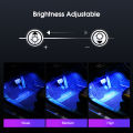 Geepact Car Ambient Light Car RGB Interior Car Lights APP Control Car Accessories Sound Active Function Car Foot Under Dash Lighting Kit Atmosphere Light USB. 