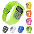 2 In 1 Fashion Digital Student Exam Special Calculator Watch Children Electronic Watch Time Calculator New Watch Mini Calculator. 