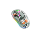 Transparent M333 Bluetooth/ Type-A / Type-C 2.4MHz Multimode Wireless Silent Mouse. 