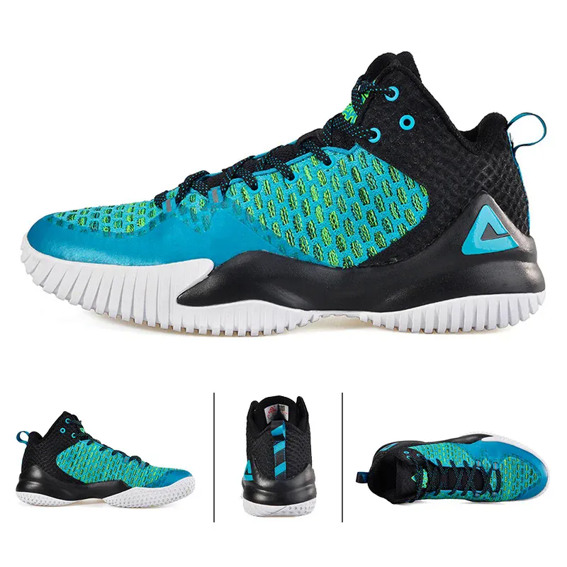 【selevn roind】 PEAK Men Basketball Shoes Lou Williams Court Train Non-slip  Sneakers Men Street Master Outdoor Wearable Basketball Sports Shoes