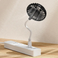 Small Portable USB Fan In-line Silent Office Table Fan USB Rechargeable Fan.