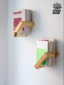Floating Book shelf  Wall Hanging Shelves Wall Hanging Book shelf  for Living Room Bedroom Kitchen SPWL54. 